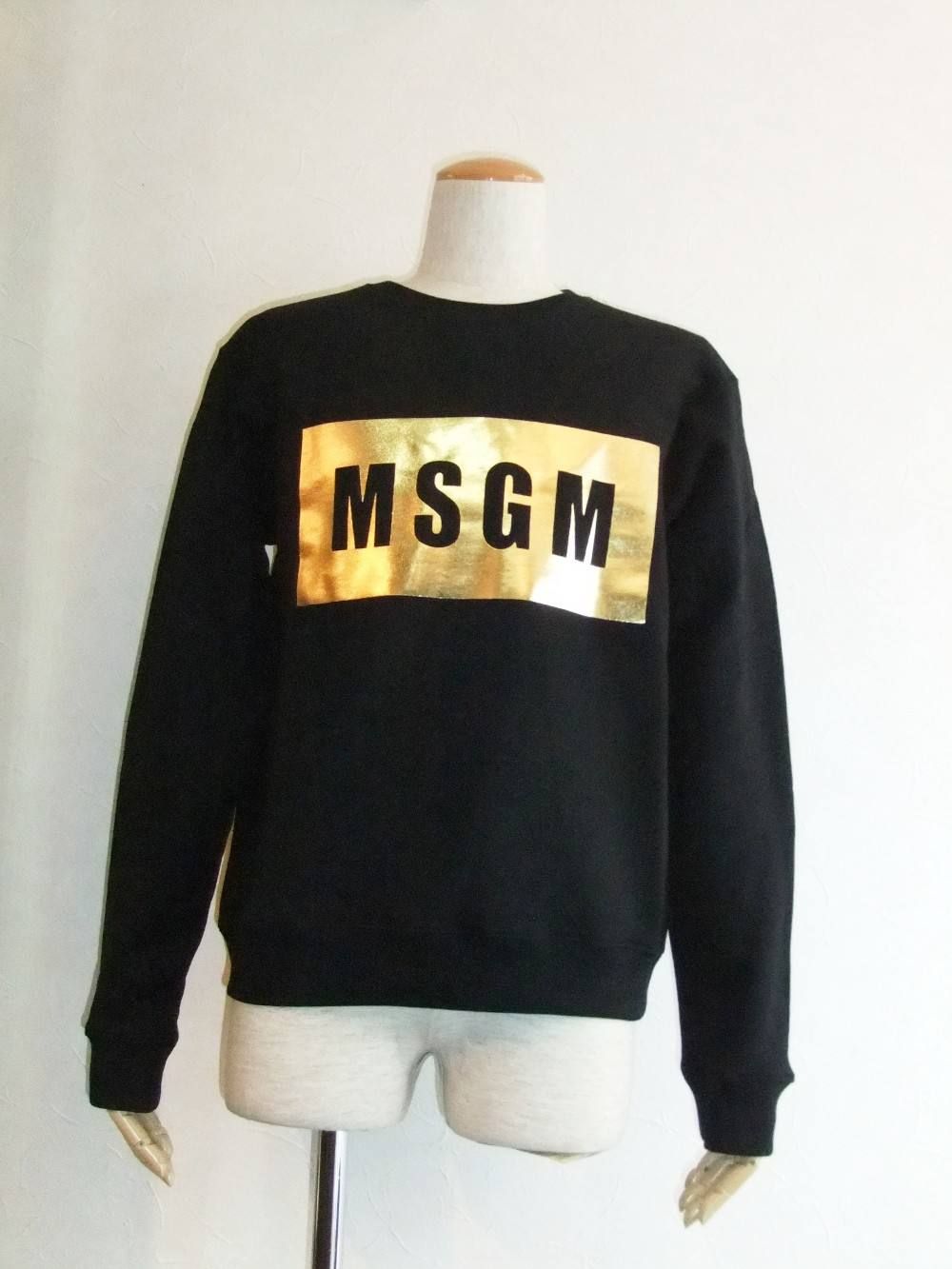 MSGM (エムエスジーエム) ロゴプリント トレーナー TRAINER PULL OVER