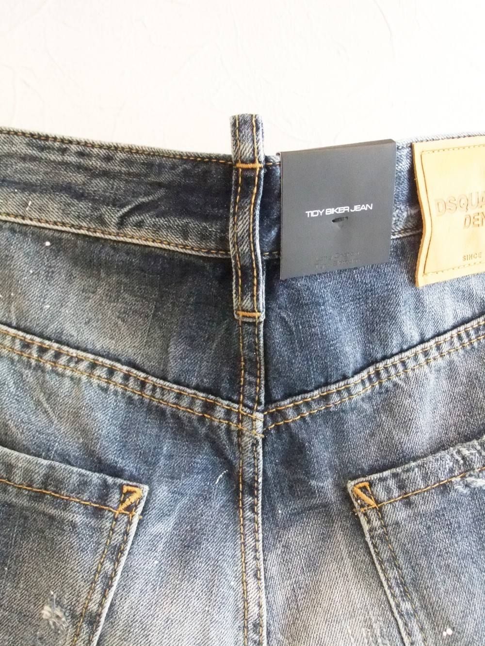 DIRTY VINTAGE WASH TIDY BIKER JEAN