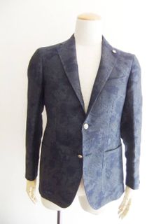 CAMO LINEN/COTTON JACKET  1SMC22K-66UEG017/B1036