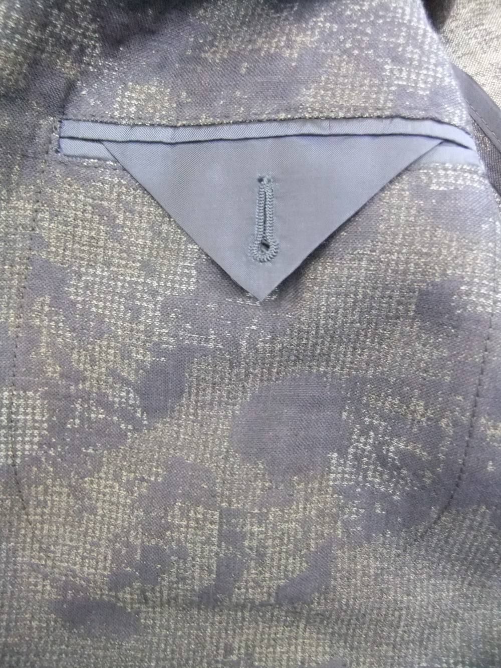 CAMO LINEN/COTTON JACKET  1SMC22K-66UEG017/B1036