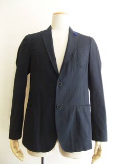LARDINI (ラルディーニ) 楊柳柄 シャツジャケット