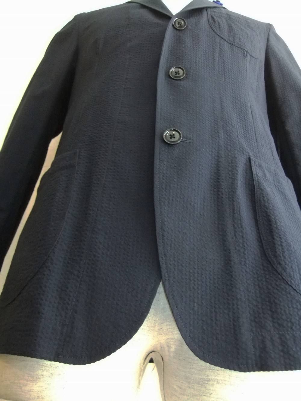 LARDINI (ラルディーニ) 楊柳柄 シャツジャケット