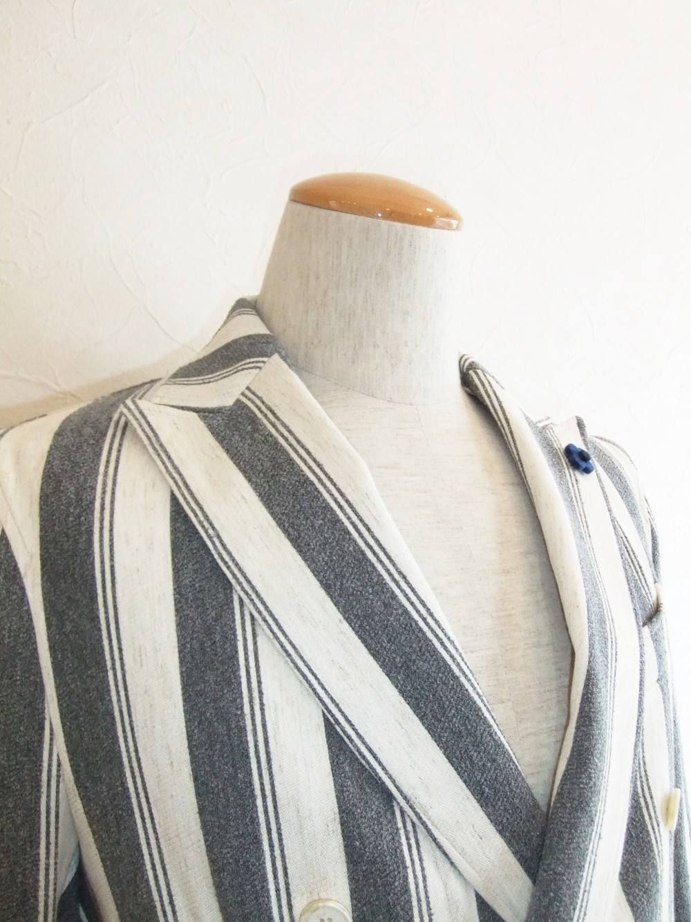 コードレーンストライプジャケット – LARDINI Online Store