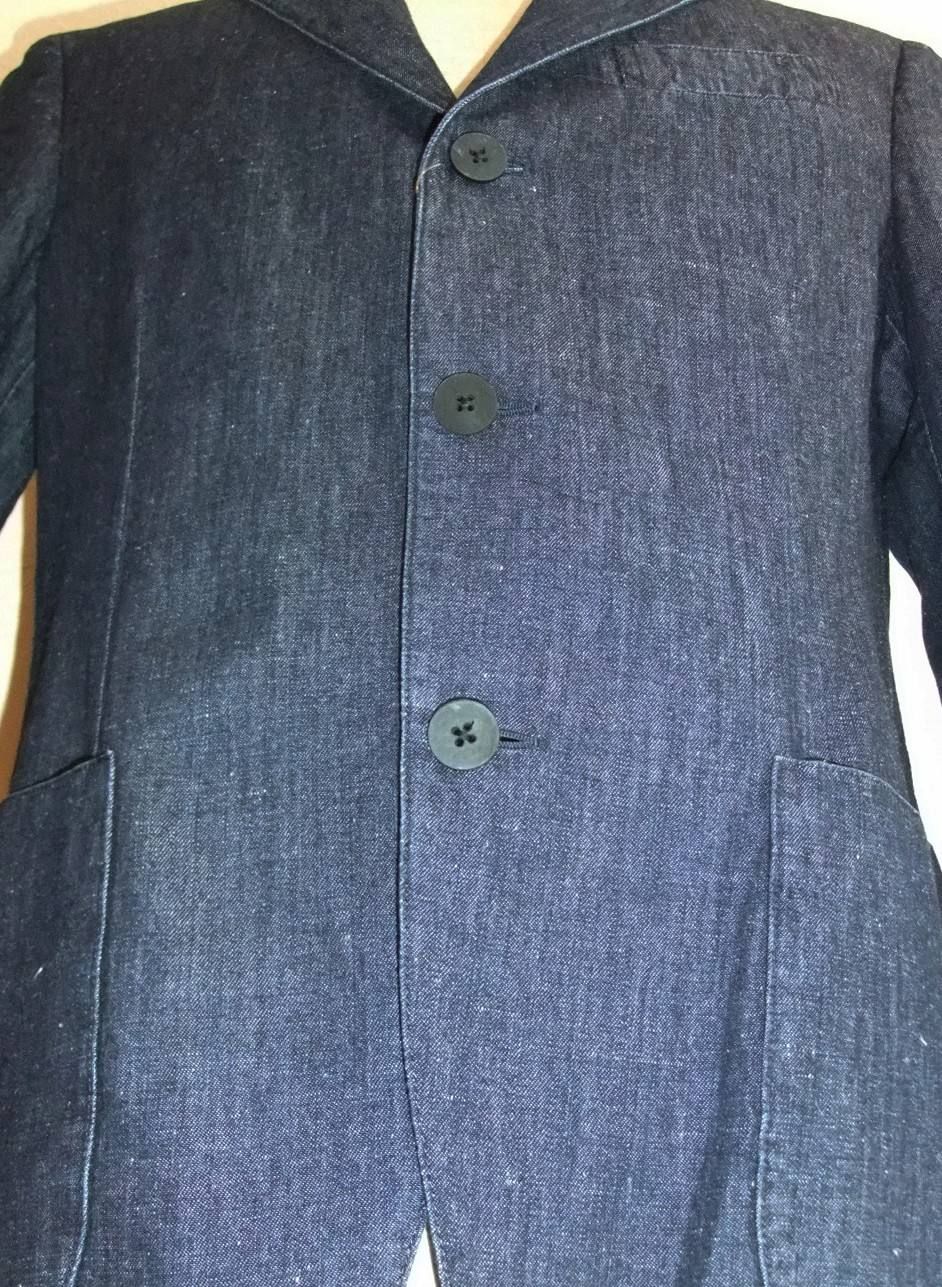 LARDINI (ラルディーニ) インディゴ ジャケット