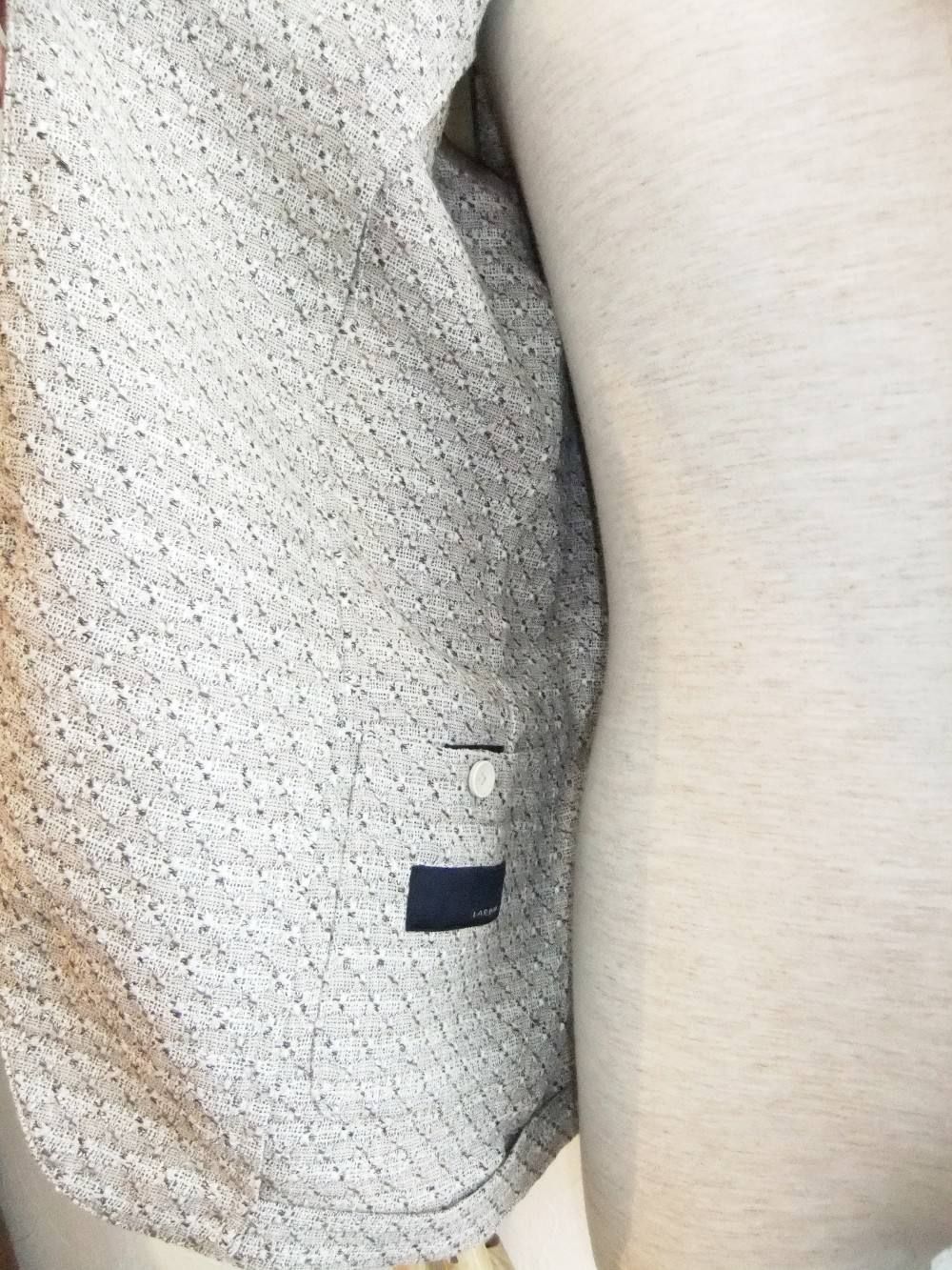 LARDINI (ラルディーニ) 3B コットン×リネン 変り織ジャケット