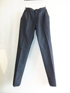 LARDINI (ラルディーニ) 1プリーツ コットンリネン パンツ