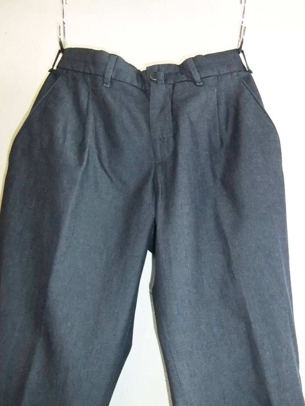 LARDINI (ラルディーニ) 1プリーツ コットンリネン パンツ