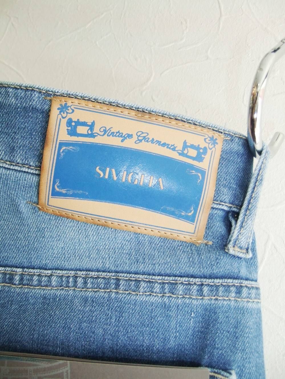 DENIM JEANS ウオッシャブル ストレート デニム