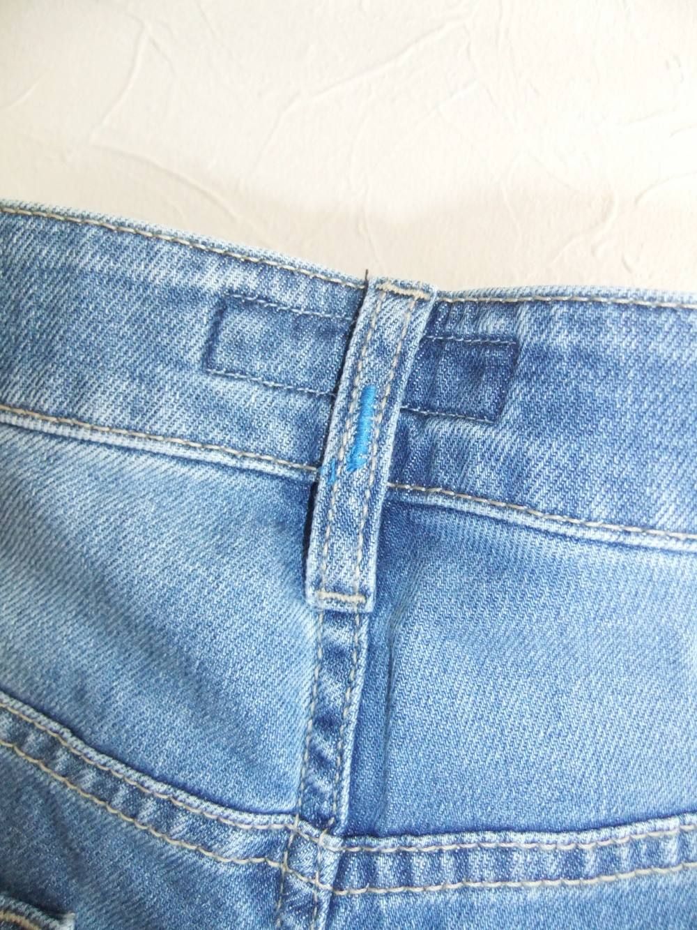 DENIM JEANS ウオッシャブル ストレート デニム