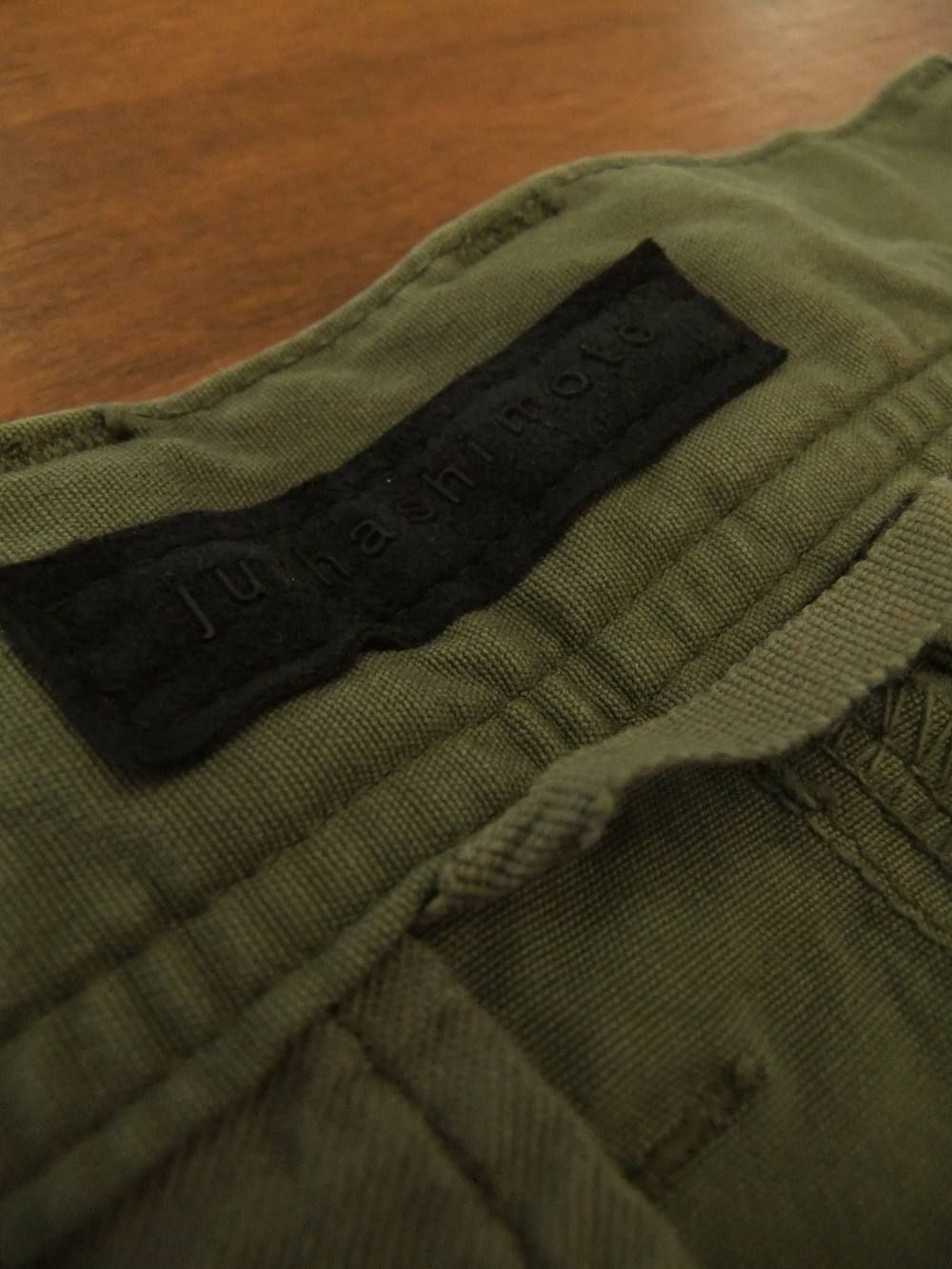2WAY PANTS WITH POCKET     junhashimoto
