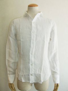 SERGIO LINEN WIDE COLLAR SHIRT