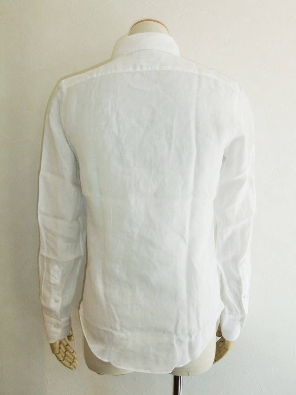SERGIO LINEN WIDE COLLAR SHIRT