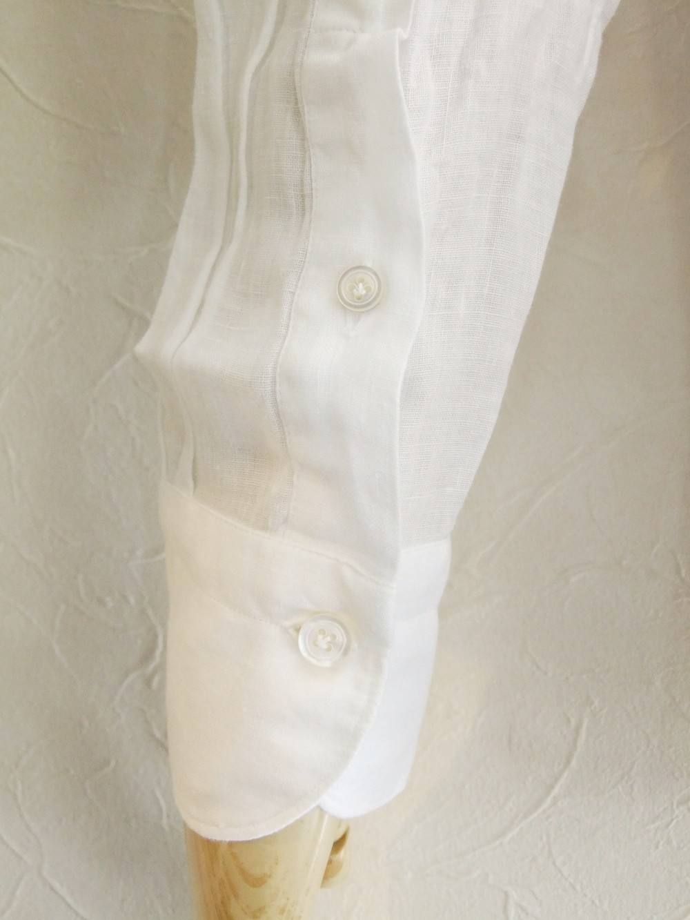 SERGIO LINEN WIDE COLLAR SHIRT