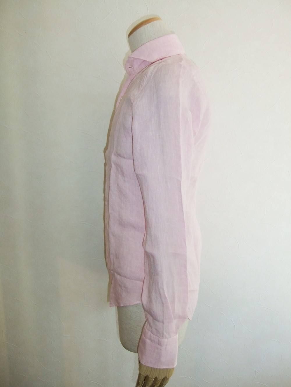 SERGIO LINEN WIDE COLLAR SHIRT(セルジオ リネン ワイドカラー シャツ)