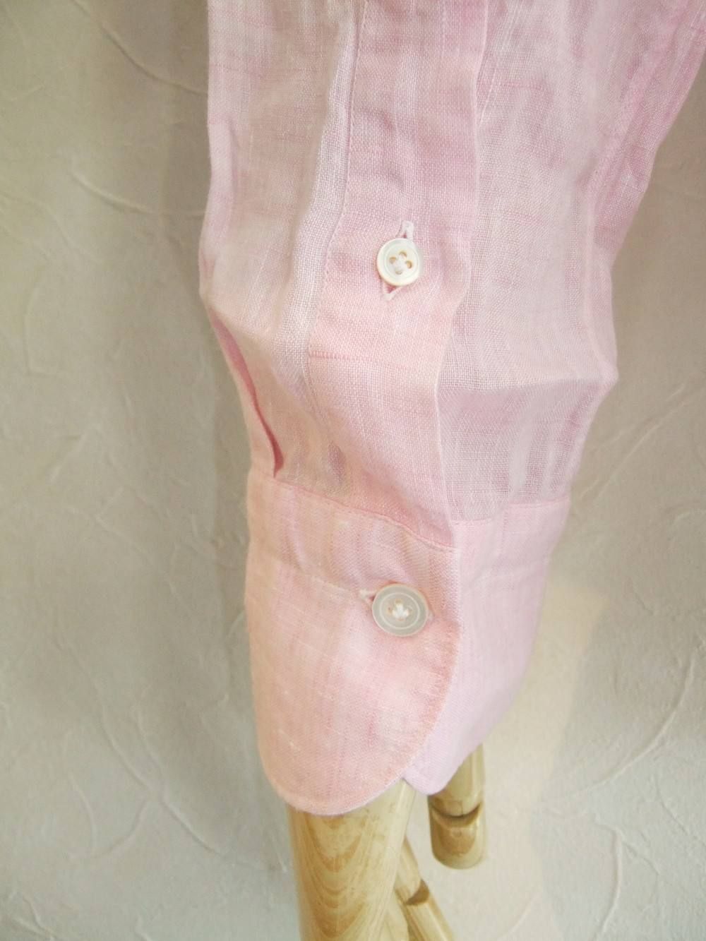 SERGIO LINEN WIDE COLLAR SHIRT(セルジオ リネン ワイドカラー シャツ)