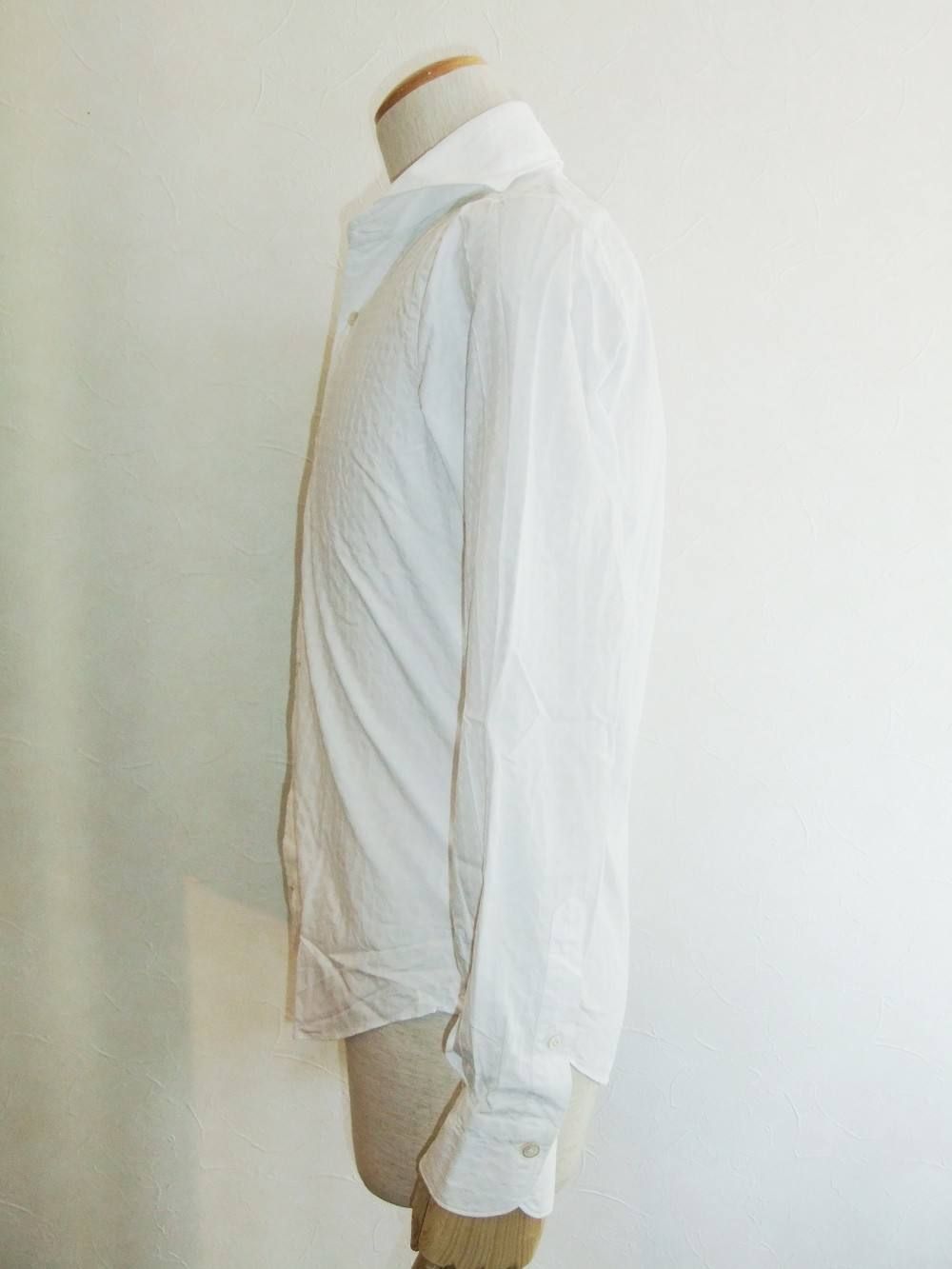 SERGIO COTTON WIDE COLLAR SHIRT