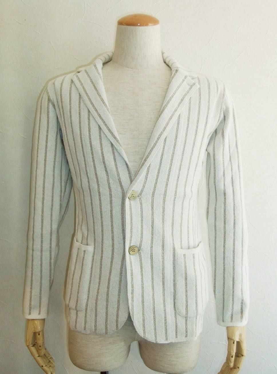 KNIT STRIPE JACKETニット