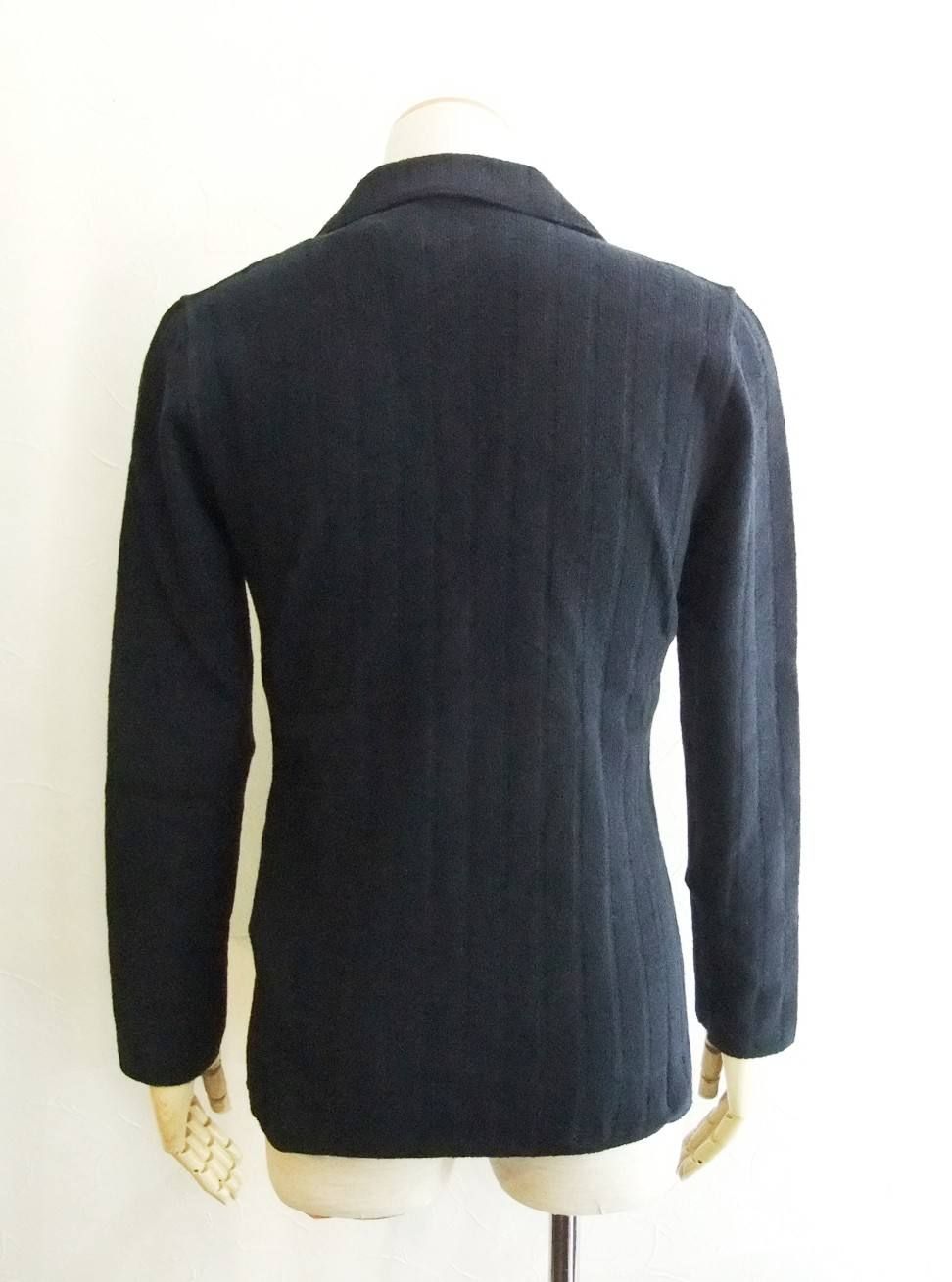 KNIT STRIPE JACKET