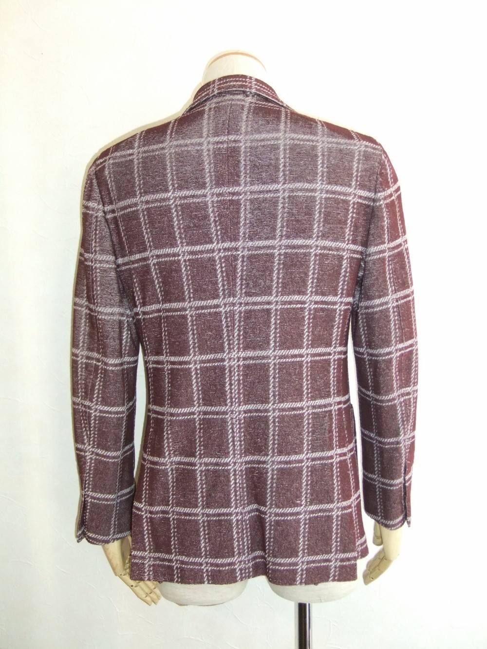 KNIT CHECK JACKET