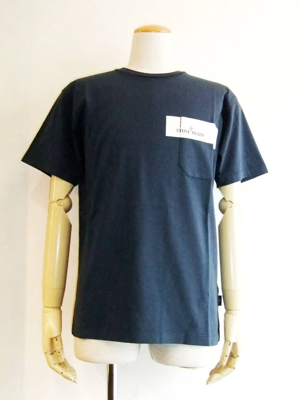STONE ISLAND (ストーン アイランド) ラウンドネック コットン S/S Tシャツ