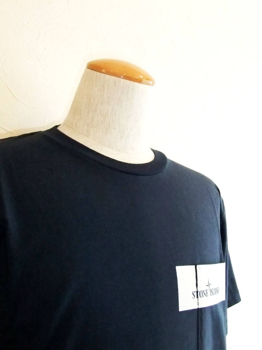 STONE ISLAND (ストーン アイランド) ラウンドネック コットン S/S Tシャツ