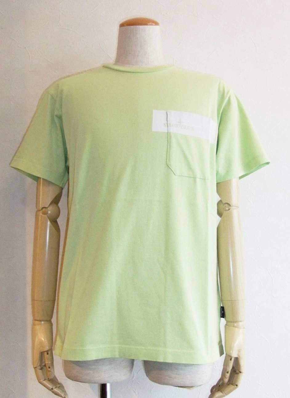 STONE ISLAND (ストーン アイランド) ラウンドネック コットン S/S Tシャツ