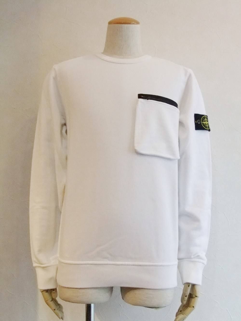 STONE  クルーネック スウェットシャツ アイボリー アイボリー 6100023 LIGHT ORGANIC COTTON FLEECE クルーネック