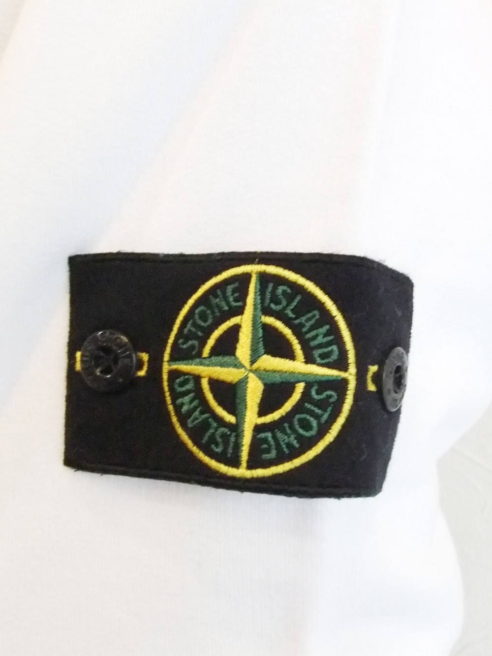 STONE ISLAND (ストーン アイランド) ポケットジップ クルーネック スウェット