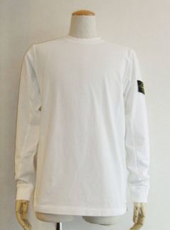 STONE ISLAND (ストーン アイランド) L/S クルーネック ワッペン T-シャツ