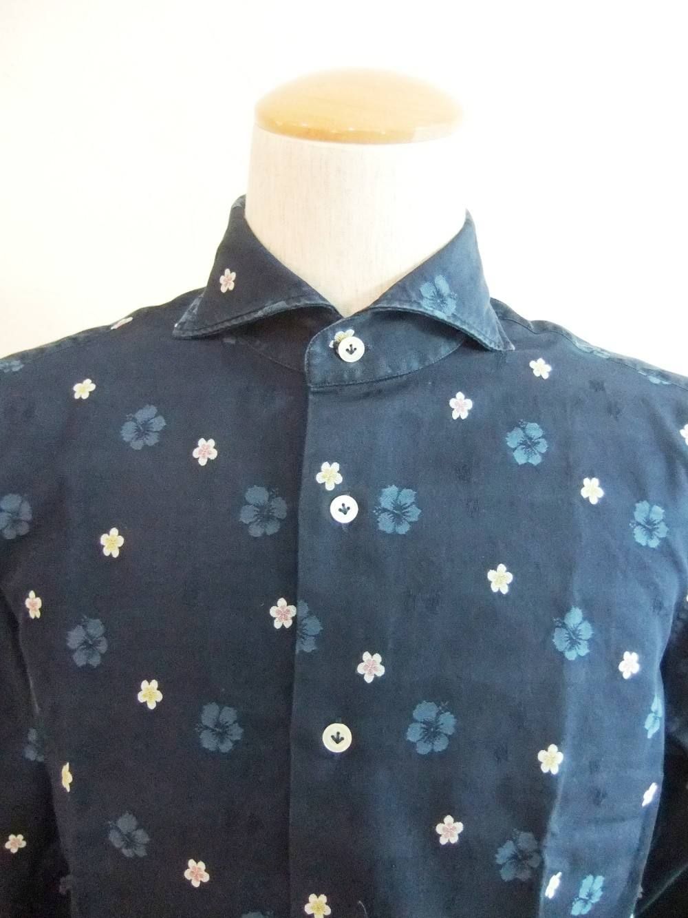 FLOWER 刺繍  SHIRT (春夏)