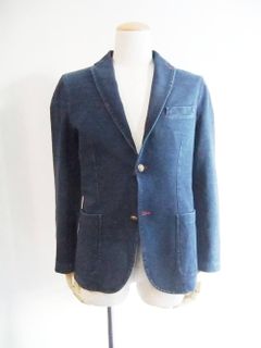 INDIGO JERSEY JACKET
