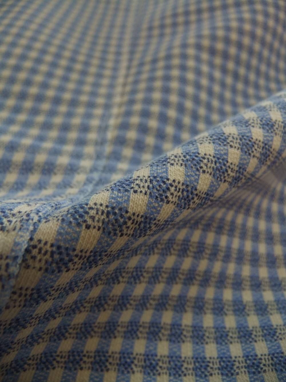 GINGHAM JERSEY JACKET ギンガムチェックジャケット