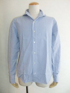 SERGIO COTTON WIDE COLLAR SHIRT カッタウェイ コットンシャツ