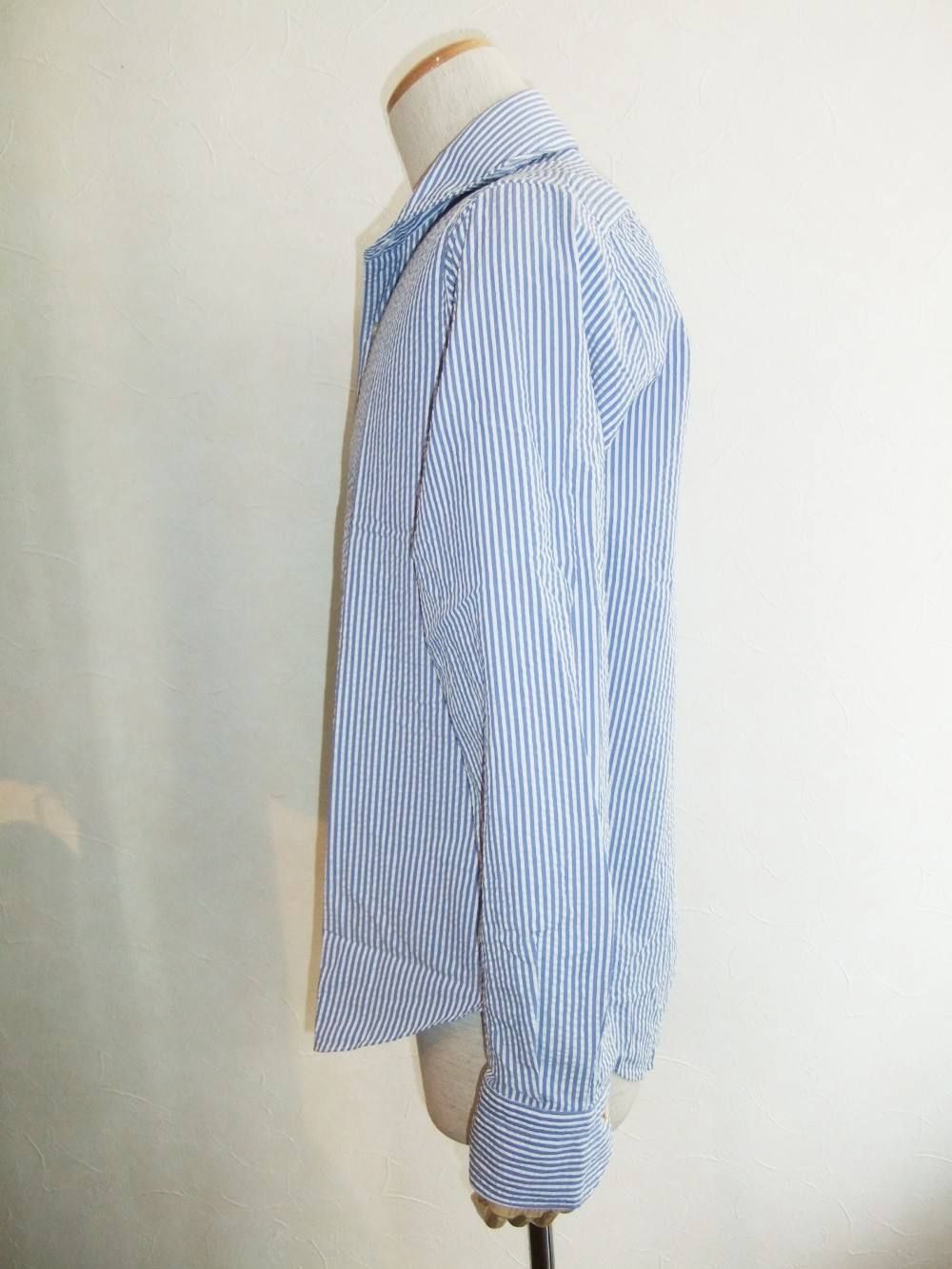 SERGIO COTTON WIDE COLLAR SHIRT カッタウェイ コットンシャツ