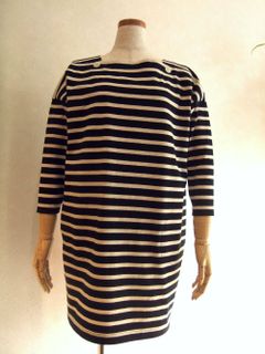 MARINE SQUEARE NECK DRESS
