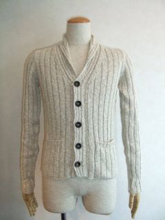 ミドルゲージショールカラー CARDIGAN