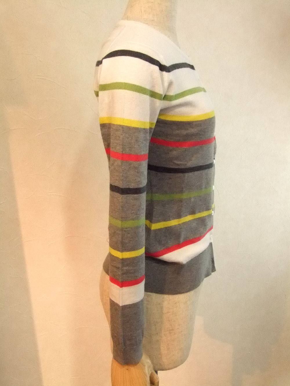 STRIPED CARDIGAN CN LS