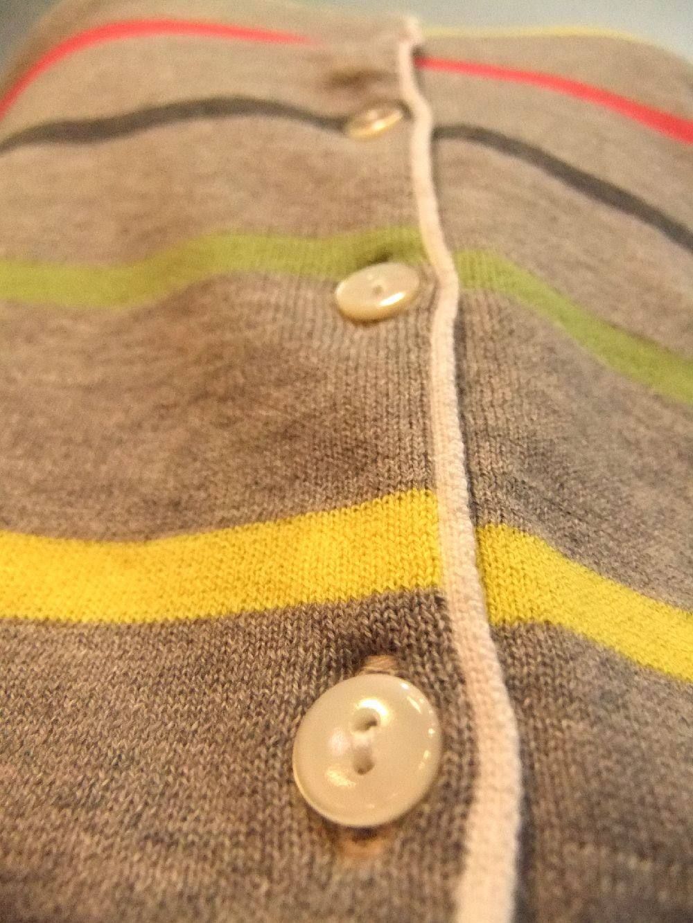 STRIPED CARDIGAN CN LS