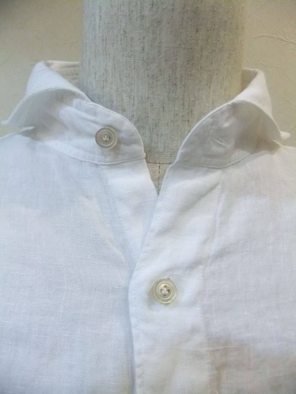 リネンシャツ (White) Sergio Polso  01060813