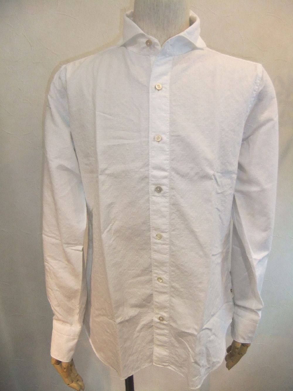 コットンホワイトシャツ Sergio Polso  (White) 08111401