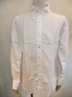コットンホワイトシャツ Sergio Polso  (White) 08111401