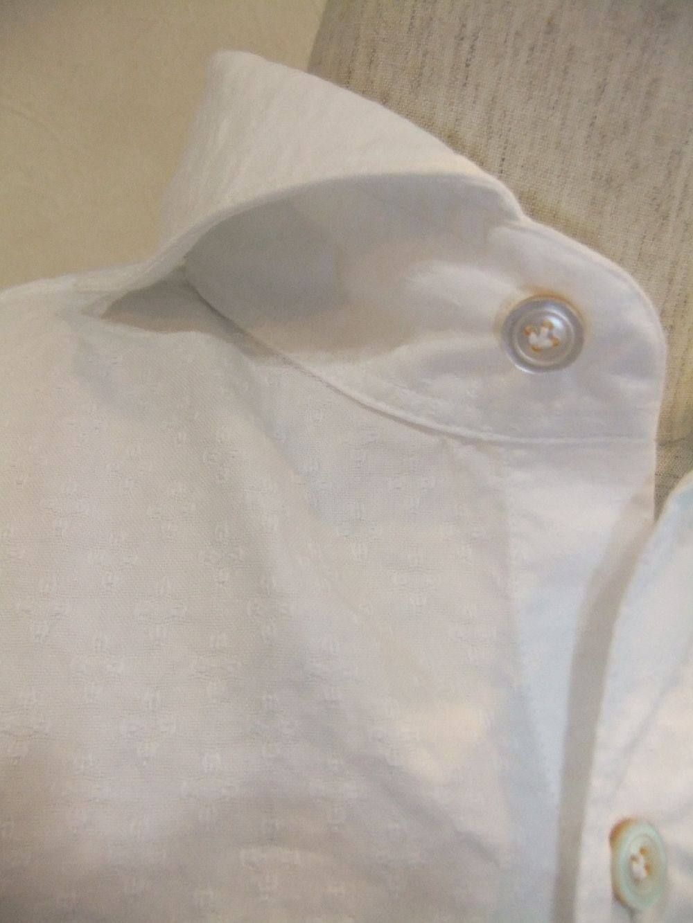 コットンホワイトシャツ Sergio Polso  (White) 08111401