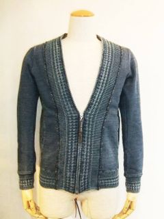 INDIGO ZIP CARDIGAN