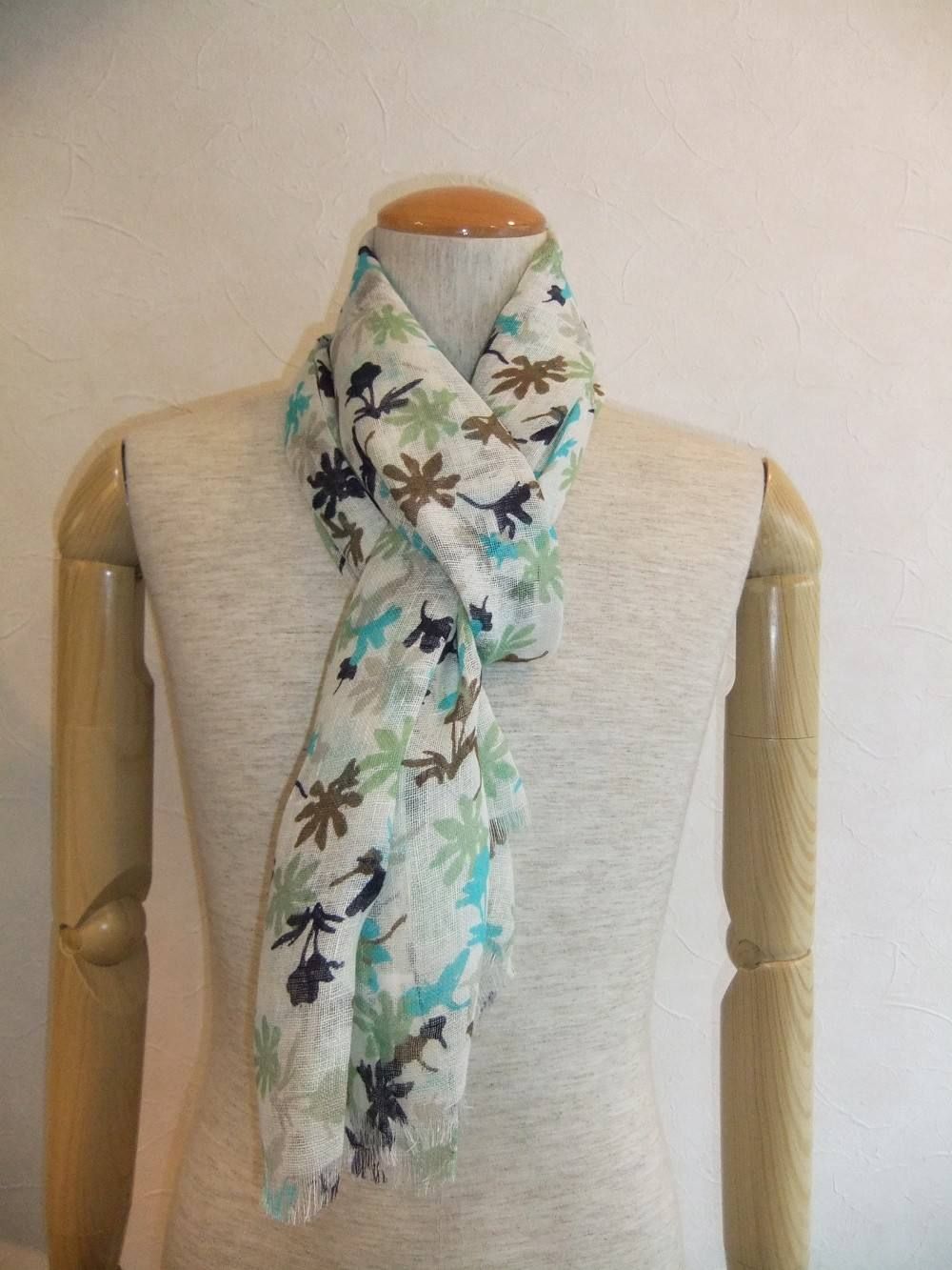 FLOWER PRINT STOLE