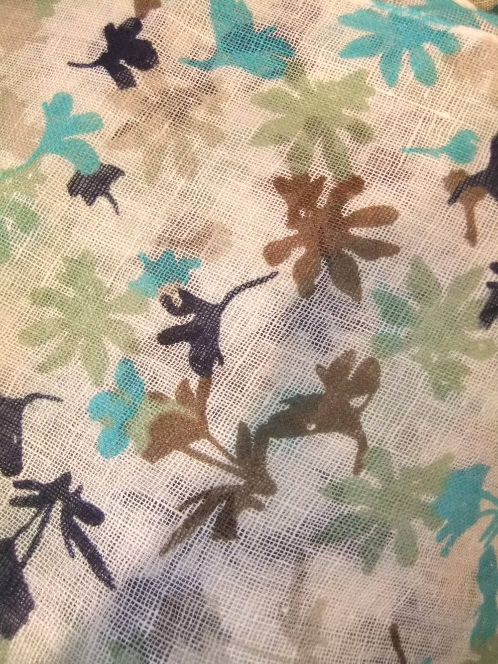 FLOWER PRINT STOLE