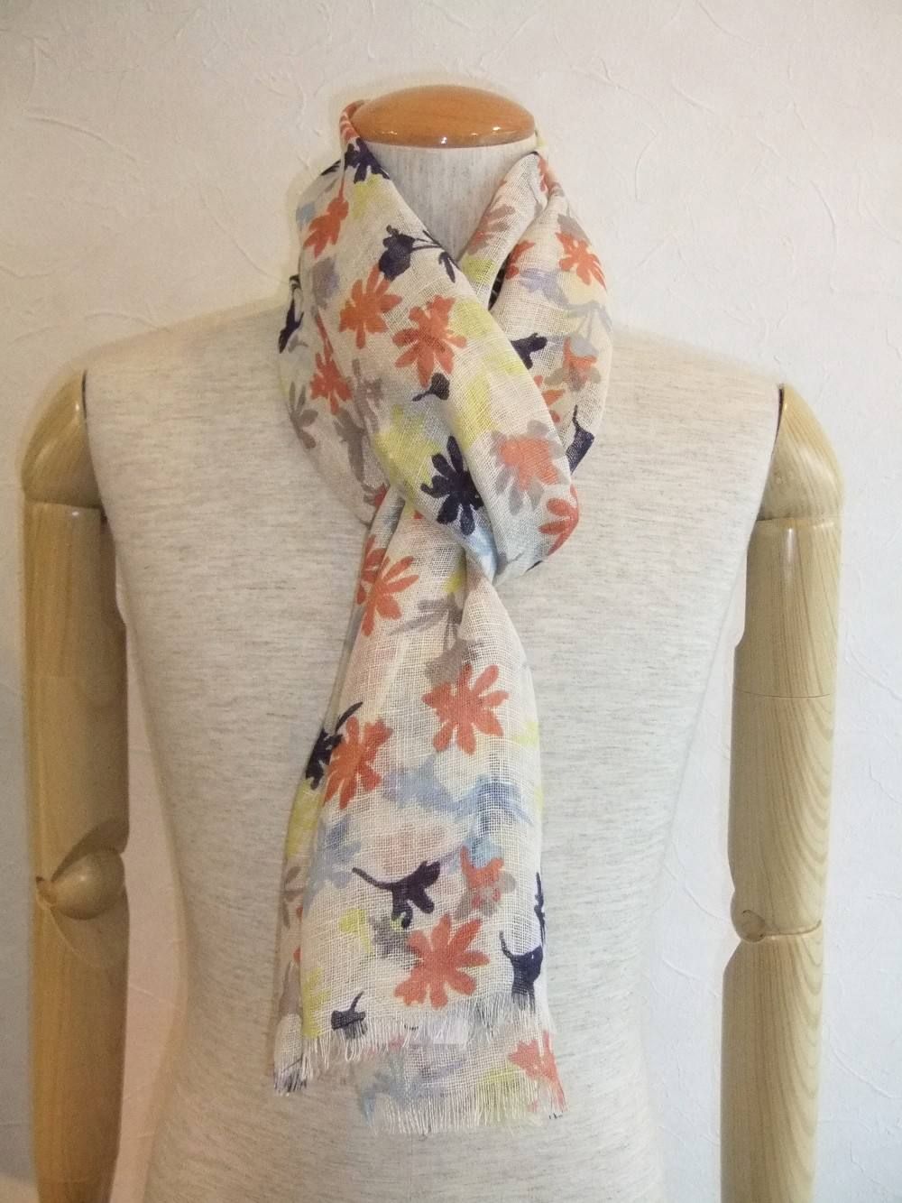 FLOWER PRINT STOLE