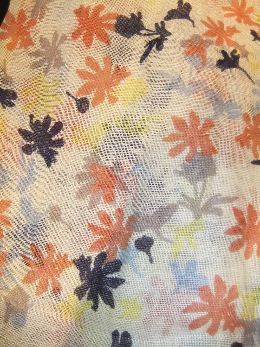 FLOWER PRINT STOLE