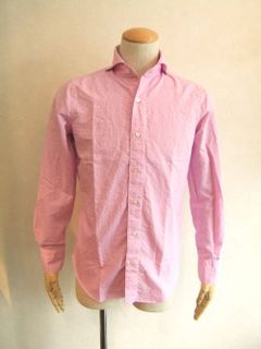 コットンシャツ SERGIO (Pink) 08111401
