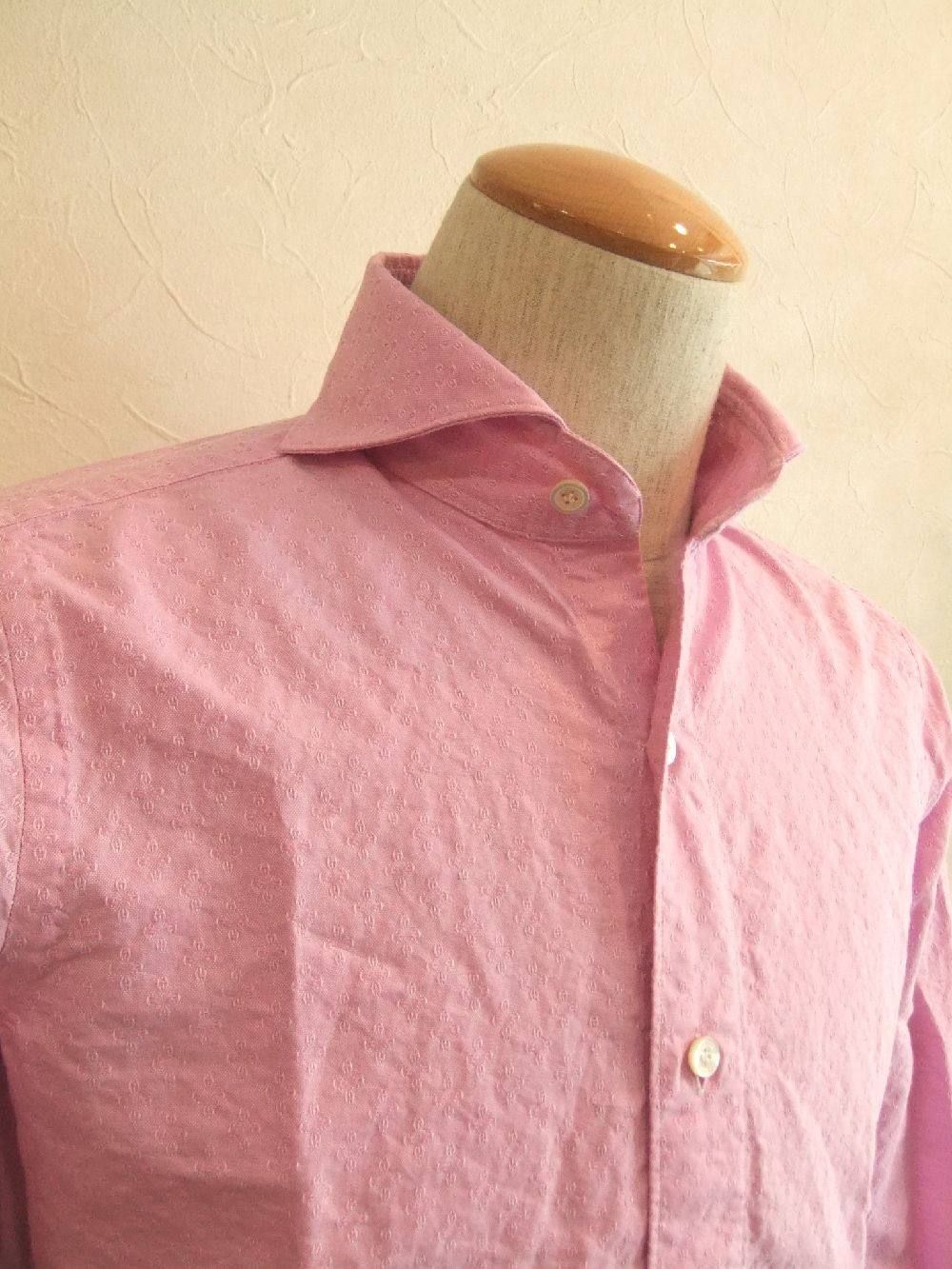 コットンシャツ SERGIO (Pink) 08111401