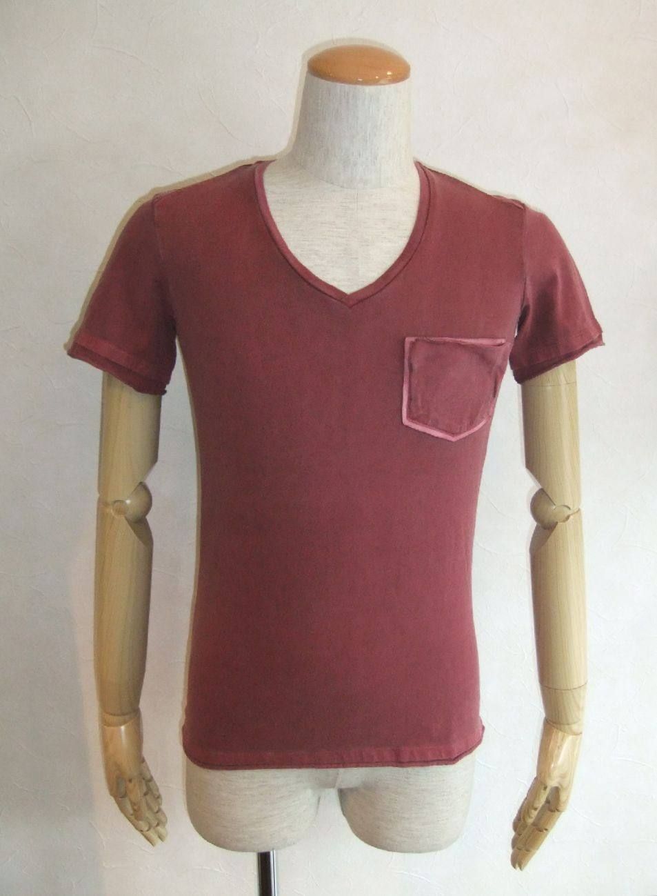 wjk POCKET T COMB-combed jersey 7042 lj22(Bordeax)